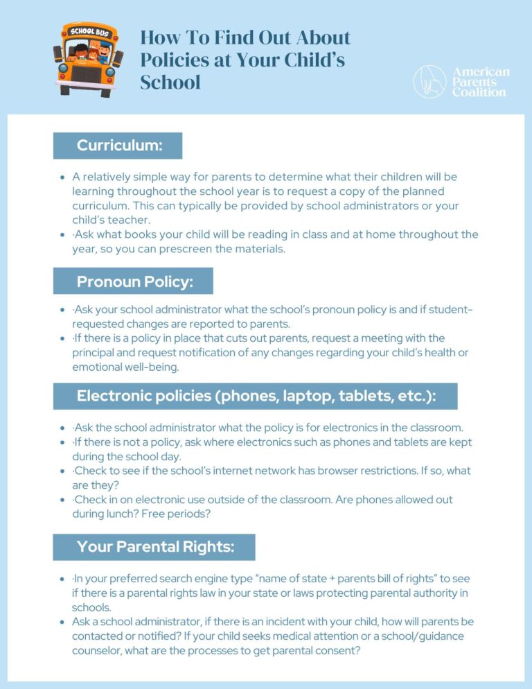 How To Find Out About Policies at Your Child’s School