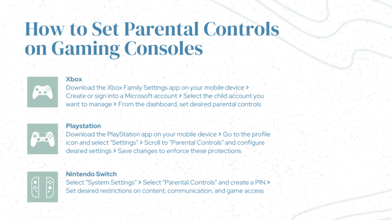 How to Set Parental Controls on Gaming Consoles