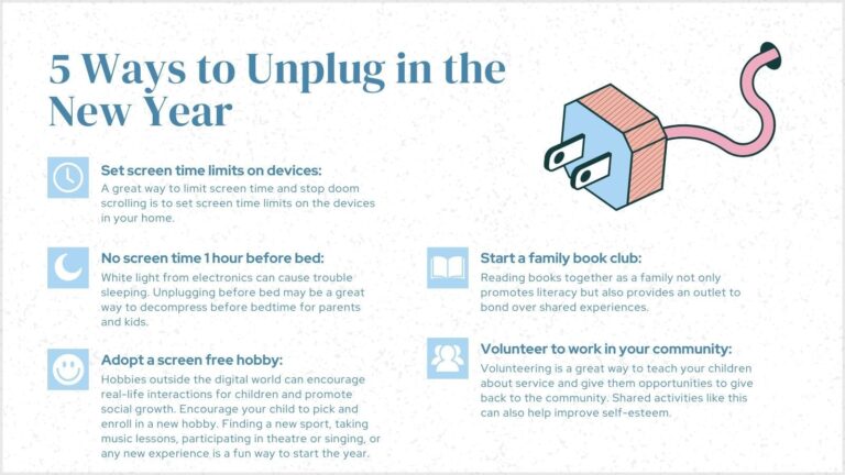 5 Ways to Unplug in the New Year