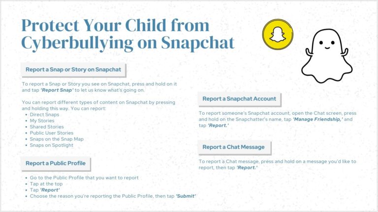 Protect Your Child From Cyberbullying on Snapchat